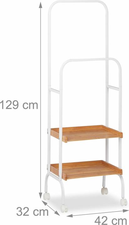 Produktbild Relaxdays Kaminholzwagen (46 x 39 x 89.5 cm)