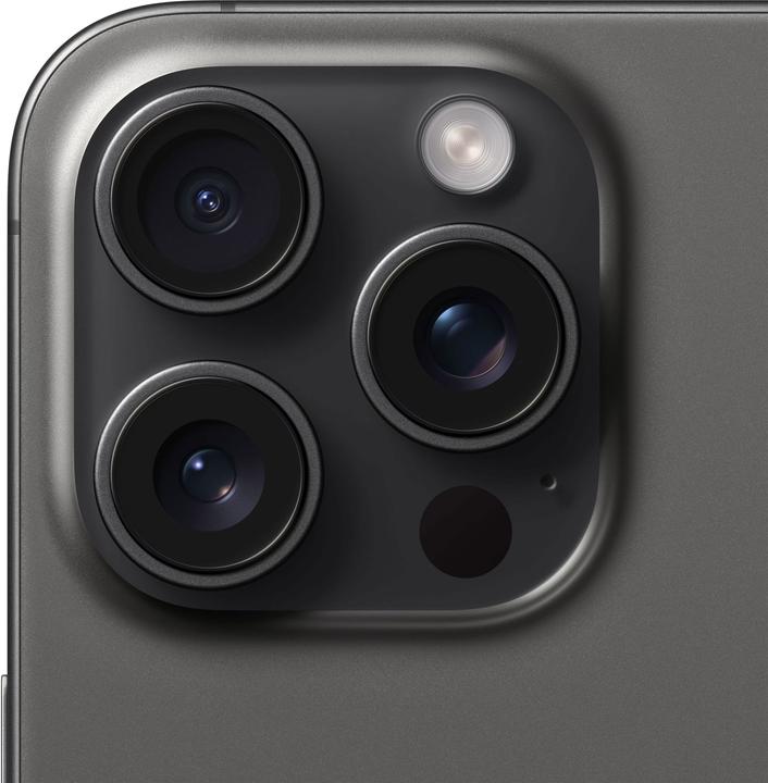 Image du produit Apple iPhone 15 Pro Max (1000 Go, Titane noir, 6.70", SIM + eSIM, 48 Mpx, 5G)