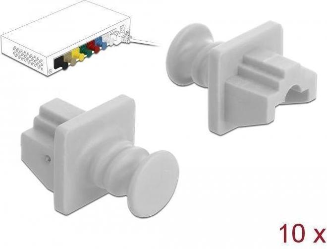 Produktbild Delock Stecker-Staubschutz - weiss (Packung (Blindmodul)