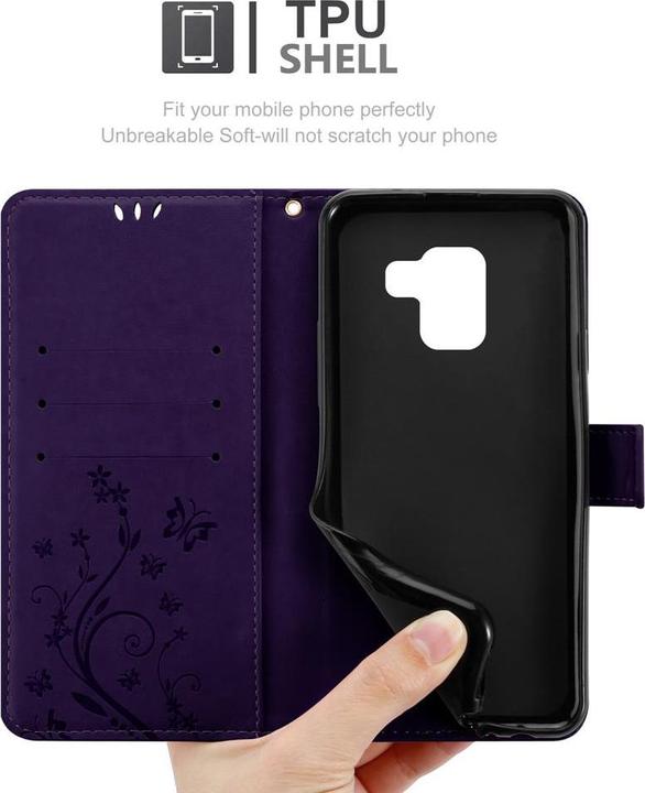 Image du produit Cadorabo Pochette Flower Book (Samsung Galaxy A8 (2018))