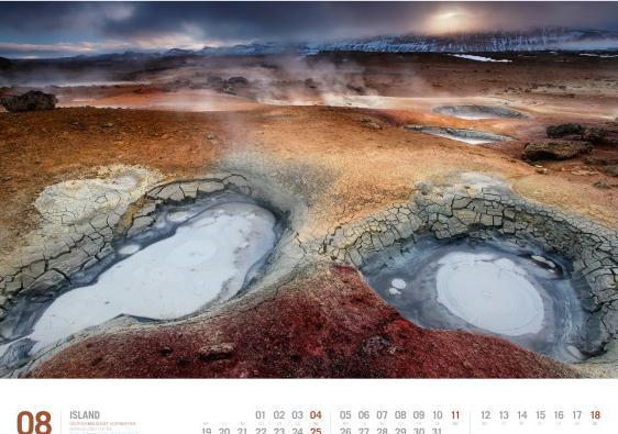 Produktbild Island - Unterwegs zwischen Gletschern und Geysiren Kalender 2024 (54 x 42 cm, Deutsch)