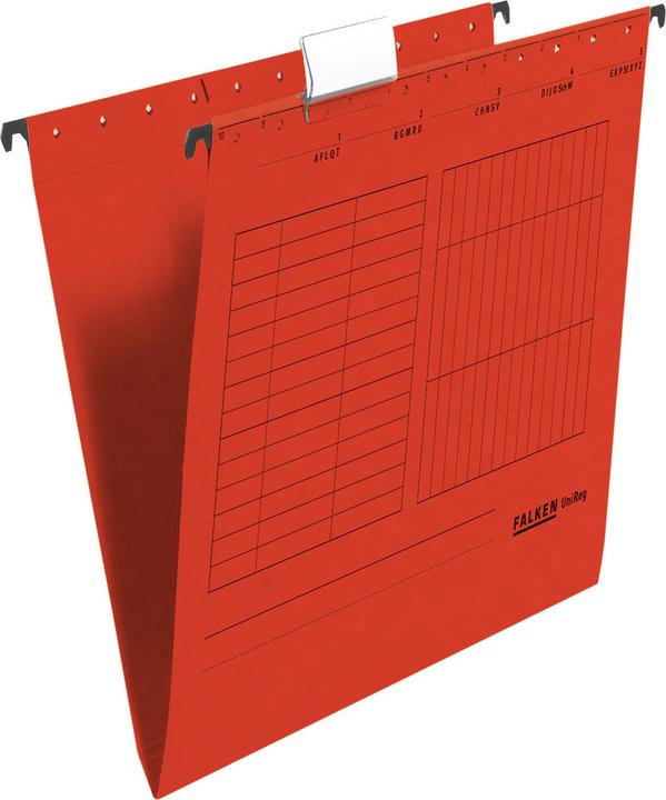 Falken 25 Hängemappen UNIREG rot (A4, 25 x)