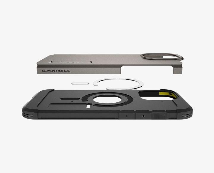 Produktbild Spigen Tough Armor MAG iPhone 16 Pro MagSafe gunmetal ACS08145 (Apple iPhone 16 Pro)