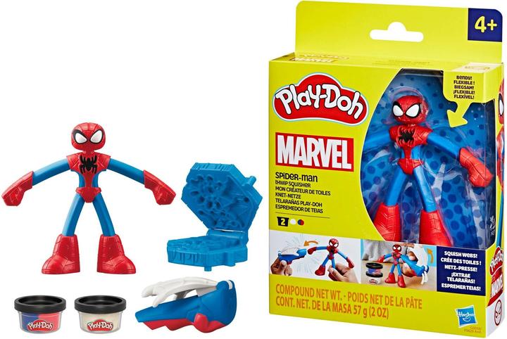 Image du produit Play-Doh Filets en pâte à modeler Marvel Spider-Man, set de jeu avec figurine