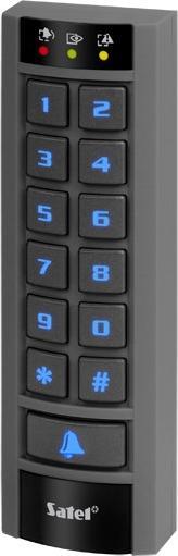No Name Satel Keyboard With Read. Int-Scr-Bl