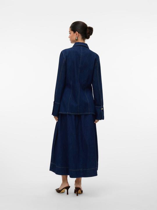 Actual product image Vero Moda VMMAIKEN Hohe Taille Midirock Jeansrock (XL)
