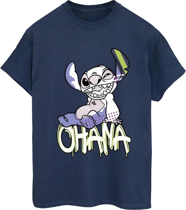 Disney Lilo And Stitch Ohana Graffiti TShirt (XL)