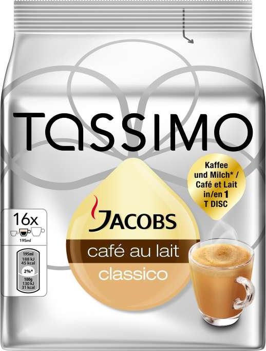 Produktbild Tassimo T DISC Jacobs Café au Lait (80 x Port.)