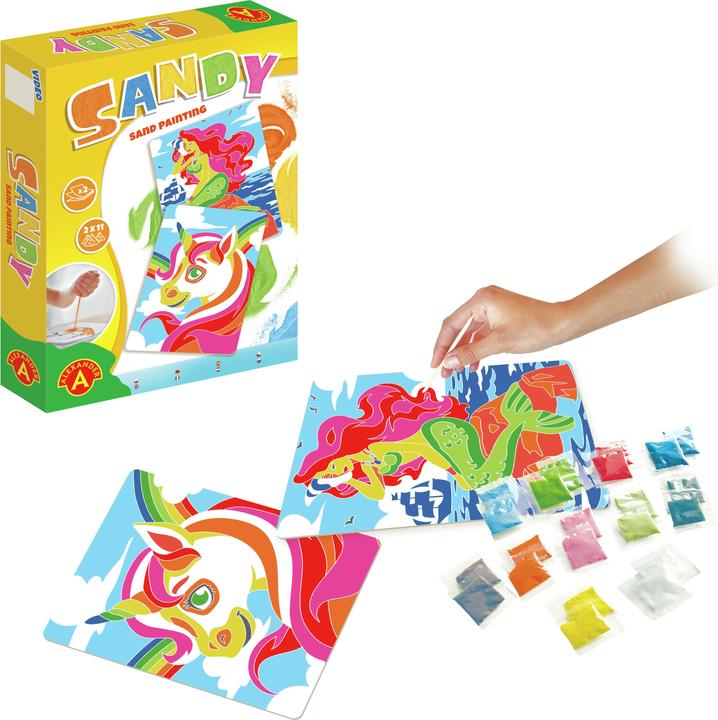 Produktbild Selecta Spielzeug Sandy Sand Painting Einhorn und Meerjungfrau