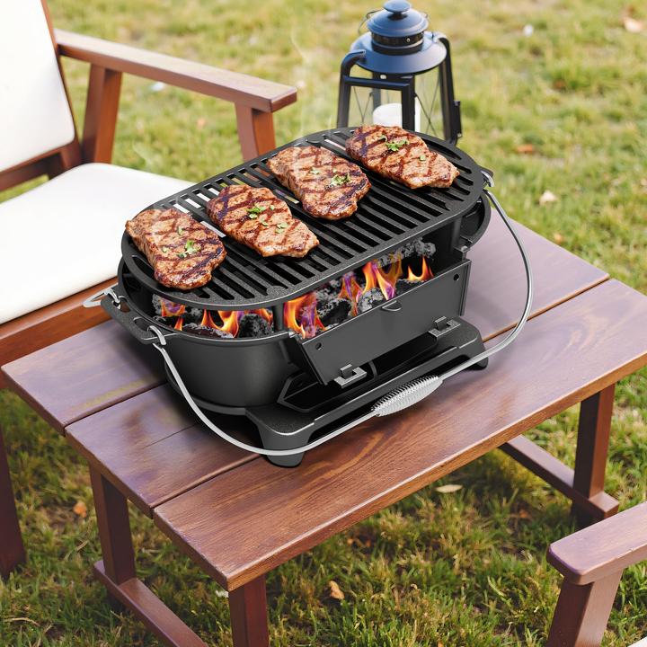 Produktbild Wiltec Grilltopf Gusseisen Grill Holzkohle Holzkohlegrill Gusstopf Feuertopf