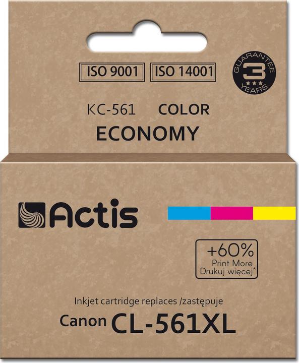 Produktbild Actis KC-561 Canon Druckertinte, Ersatz Canon CL-561XL Supreme 18ml blau, lila, gel