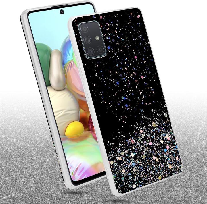 Image du produit Cadorabo Couverture TPU paillettes scintillantes (Samsung Galaxy A71)