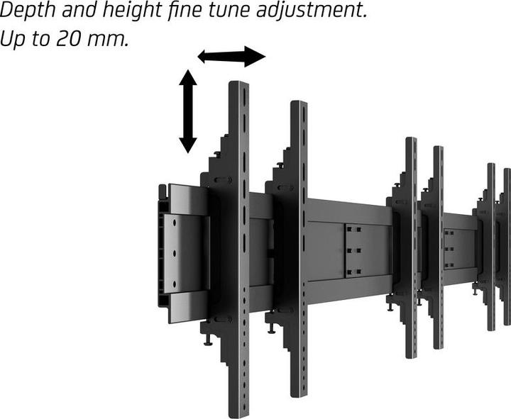 Produktbild Multibrackets M Public Video Wall Stand 8-Screens 40-55" Black
