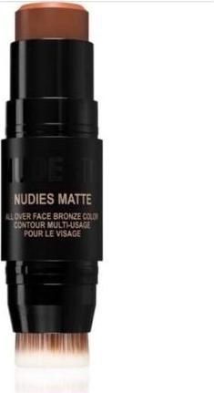 Actual product image Nudestix Nudies All Over Face Colour Matte Counter Stick with Double Tip T (Terracotta Light Brown, Bronzer)