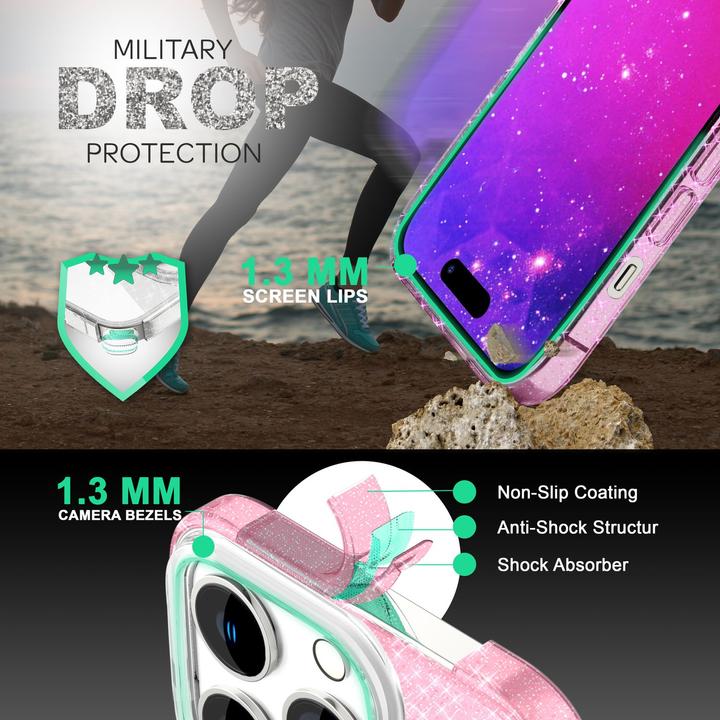 Image du produit Nalia Étui à paillettes (Apple iPhone 14 Pro)