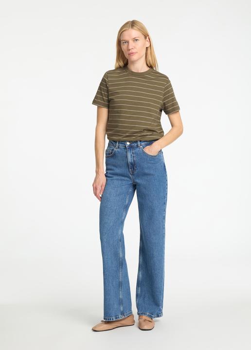 Image du produit Selected Femme T-shirt en coton rayé (S)