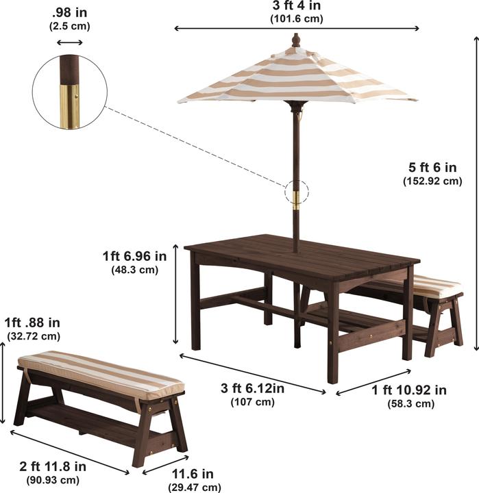 Image du produit KidKraft Set de table de jardin