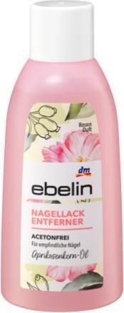 Image du produit dm ebelin Dissolvant pour vernis à ongles sans acétone Parfum de rose