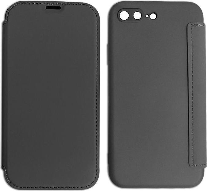 Image du produit mobileup Étui à clapet en cuir pour iPhone 7 Plus / 8 Plus - Noir (Apple iPhone 7 Plus)