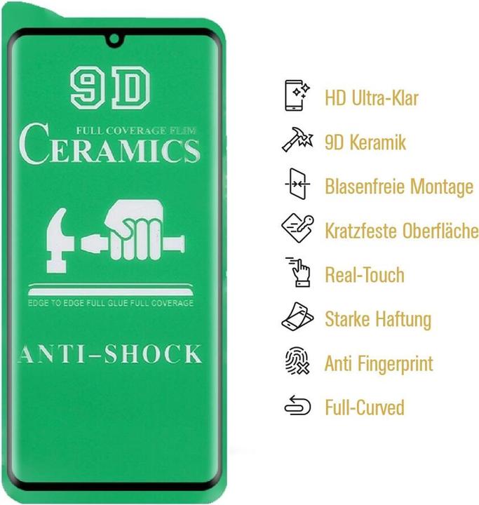Actual product image Protectorking 3x Ceramic-Glass Full Cover HD Klar (3 Piece, Xiaomi Redmi Note 10)