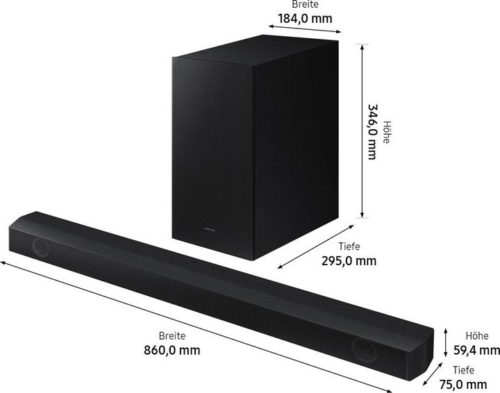 Actual product image Samsung HW-B550 (410 W, 2.1 Channel)