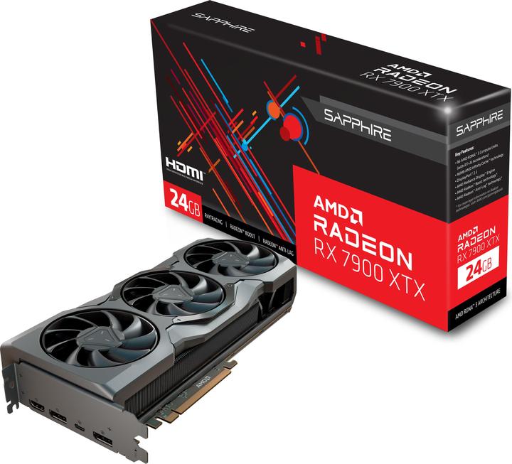 Actual product image Sapphire AMD RADEON RX 7900 XTX MBA (24 GB)