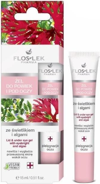 Floslek Pharma Lid & Under Eye Gel eyelid and eye gel with firefly and algae 15ml (Gel, 15 ml)