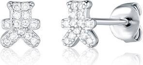 Immagine prodotto JVD Silver Earrings Teddy Bears With Zircons