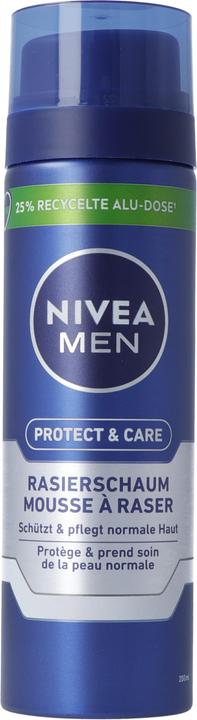 NIVEA Men Protect & Care Rasierschaum (200 ml, Rasierschaum)