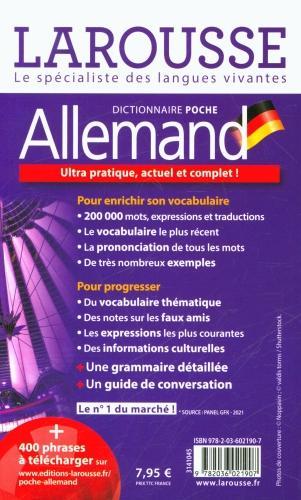 Produktbild Allemand : dictionnaire poche : français-allemand, allemand-français (Collectif, Französisch)