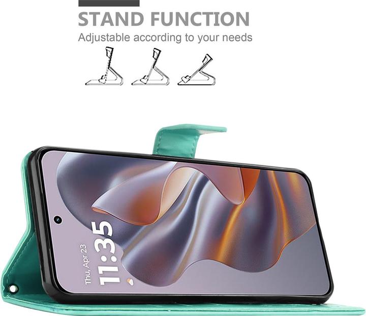 Immagine prodotto Cadorabo Custodia per Motorola Moto Edge 50 Neo Flower Book (Motorola Edge 50 Neo)