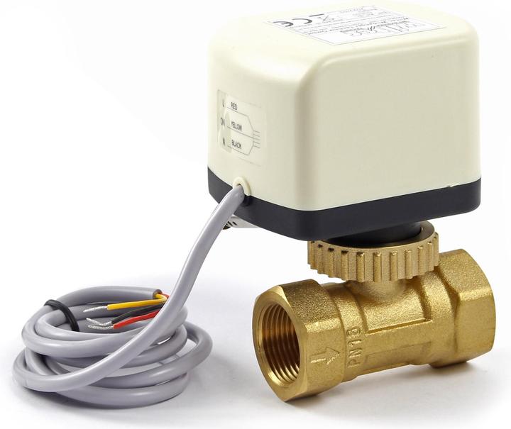 Produktbild Wiltec 2-Wege Zonenventil DN25 33,7mm (1") Zweiwegeventil 230VAC Kugelventil