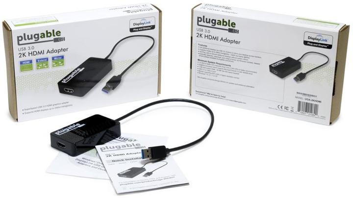 Actual product image Plugable USB 3.0 to HDMI Video Adapter (HDMI, USB-A)