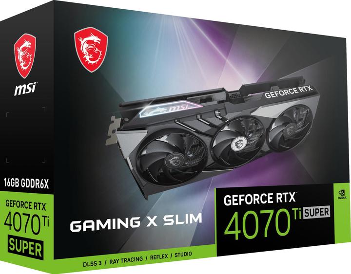 Image du produit MSI GeForce RTX 4070 Ti SUPER 16G GAMING X S (16 Go)