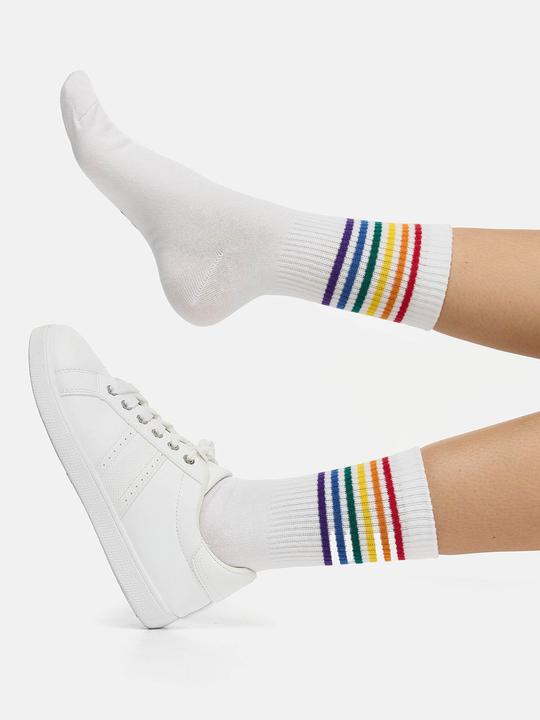 Actual product image Nur Die Freizeitsocken Statement Socken mit Stickerei (pack of 10, 43 - 46)