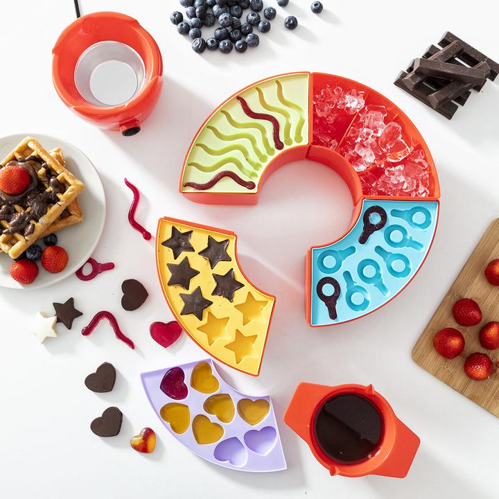 Image du produit InnovaGoods Machine pour oursons en gomme et chocolat - 2 en 1