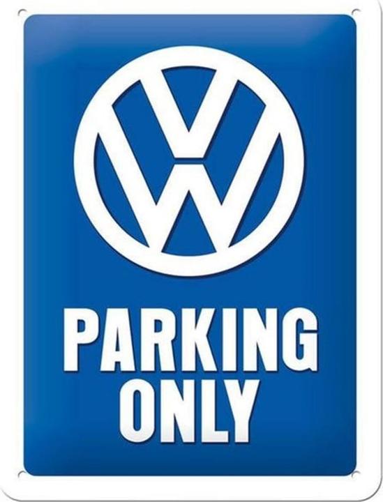 Nostalgic-Art Merchandising Panneau VW Parking Only 15 x 20 cm, métal (15 x 20 cm)
