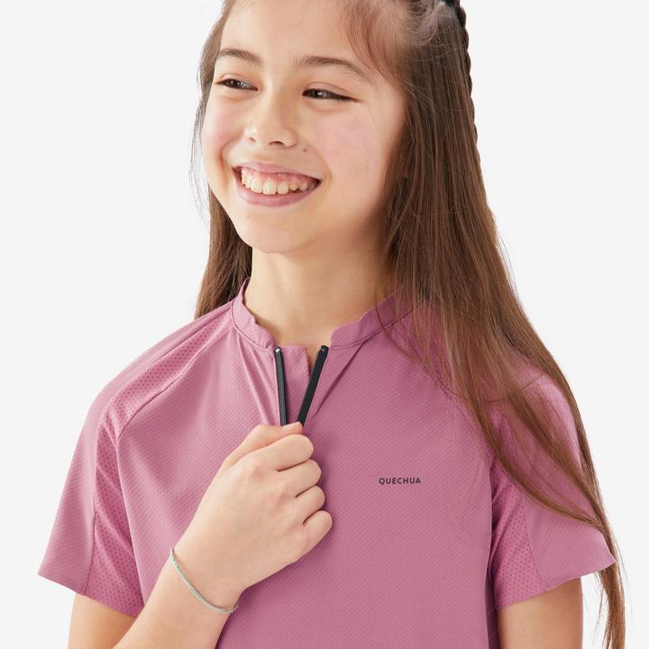 Actual product image Quechua T-Shirt Kinder Gr. 122–170 Wandern - MH900 rosa