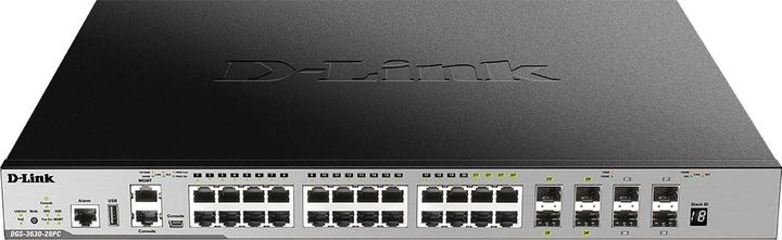 Actual product image D-Link 28-PORT LAYER 3 GIGABIT POE STACK SWITCH (SI) (28 Ports)