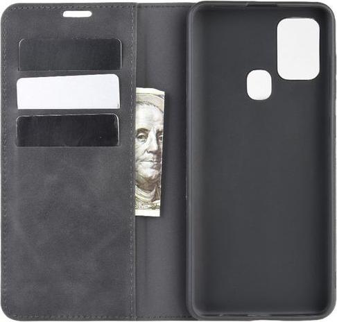 Immagine prodotto MU Classic Classica V serie di copertine di libri in pelle (Samsung Galaxy A21s)