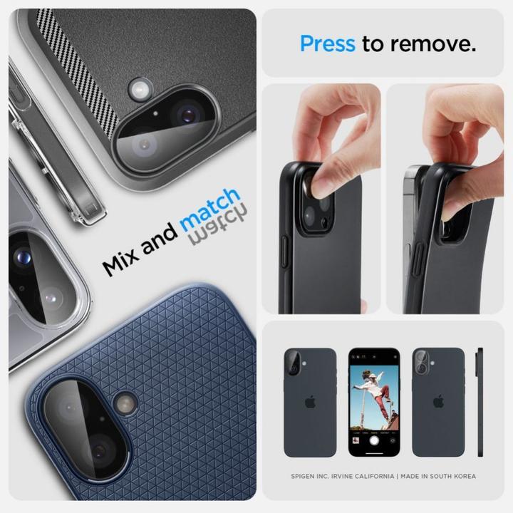 Produktbild Spigen None (2 Stück, Apple iPhone 16 Plus, Apple iPhone 16)