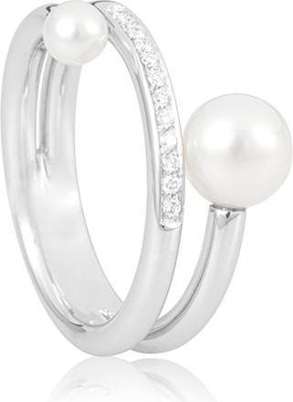 Breuning RING - C.ZP/Brill. 0,078 Ct. H/si (48, 750/18 K Gold)