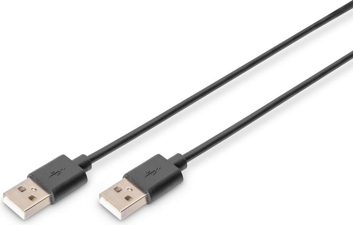 Digitus ASSMANN USB connection cable type A St/St 1.8m USB 2.0 compatible sw (1.80 m, USB 2.0)