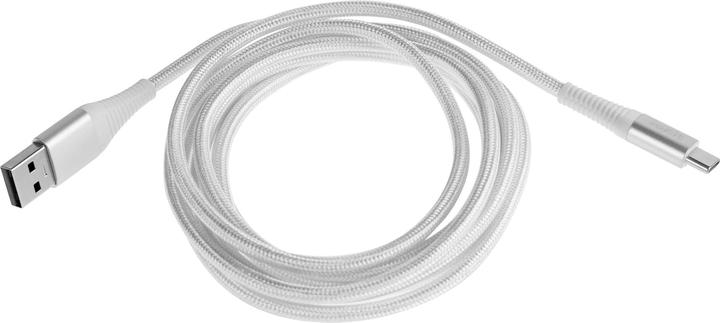 Produktbild Onit USB 2.0-Kabel USB A - USB C 2 m, Weiss (2 m, USB 2.0)