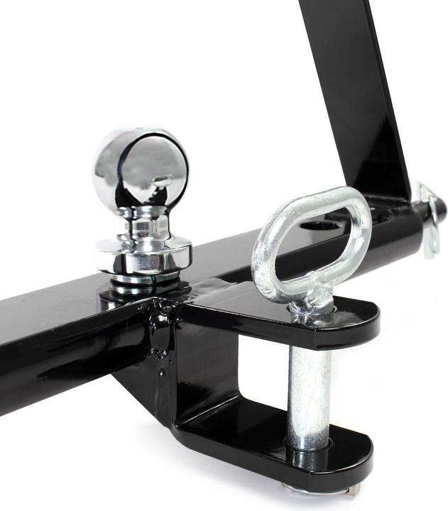 Actual product image Wiltec Tractor rail 610mm three-point hitch drawbar ball head anti-twist