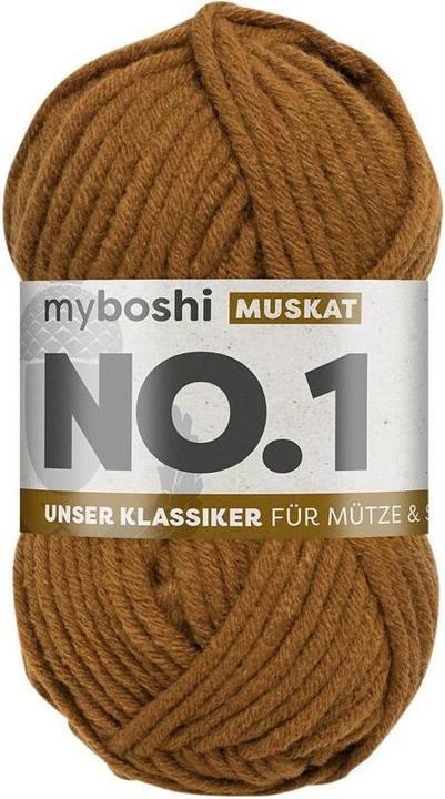 Produktbild Myboshi Wolle Nr.1 col.176 muskat 50 g, 55 m, 70 % PAN, 30 % WO (55 m)