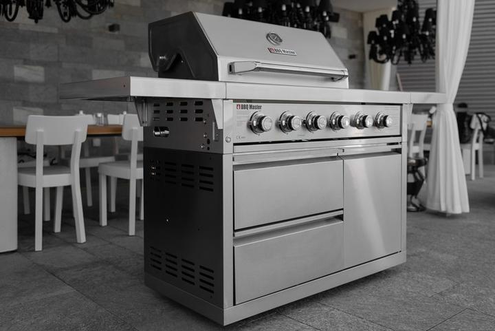 Actual product image BBQ Master XL Premium - Stainless Steel Gas Grill (12.80 kW)