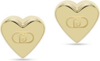 Image du produit Liu Jo - Gold plated heart earrings Fashion LJ2632