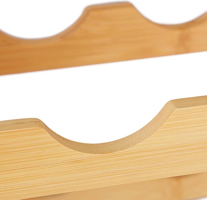 Image du produit Relaxdays Etagère à vins pour 8 bouteilles (47 x 18 x 24 cm, 8 Fl.)