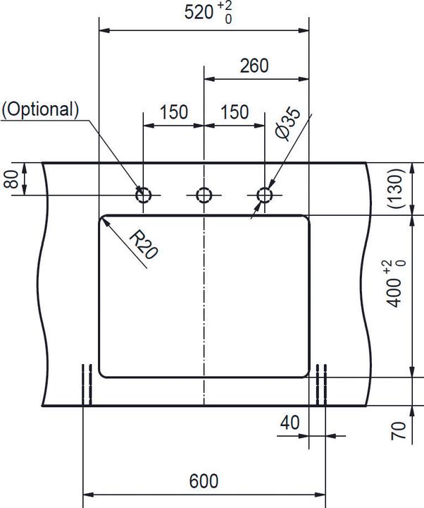 Productafbeelding Franke 125.0683.234 (30.90 cm, 60 cm)